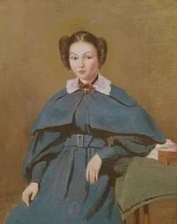 Porträt von Madame Baudot, der Nichte des Künstlers, 1837
